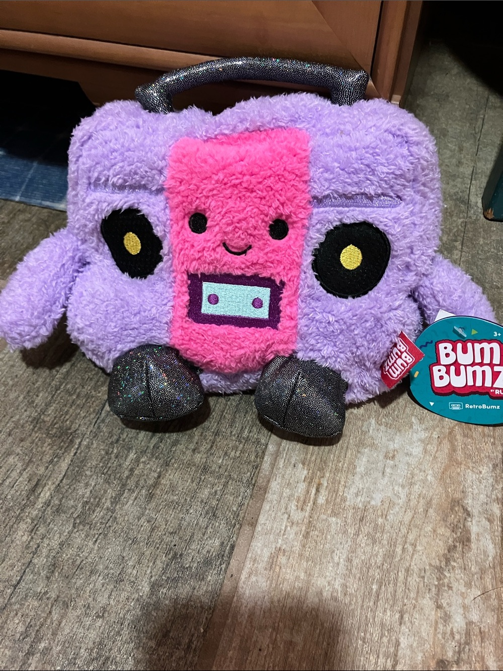 BRITNEY THE BOOM BOX BY BUM BUMZ RETRO PLUSH